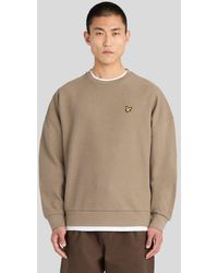 Lyle & Scott - Mid Layers Geo Rib Crewneck Sweatshirt - Lyst