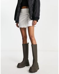 Pull&Bear - Chunky Knee High Boots - Lyst