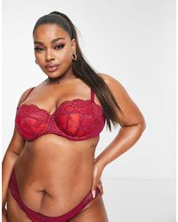 Ann Summers - Curve Sexy Lace Planet Balconette Bra With Metallic Thread Detail - Lyst