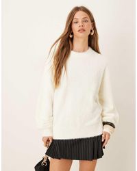 Glamorous - Oversized Crew Neck Jumper - Lyst