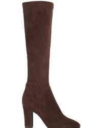 Dune - Wide Fit Wf Simple Knee High Boots - Lyst