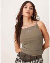 Free People - Mia Straight Neck Tank Top - Lyst
