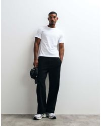 Weekday - Heavyweight Jersey Oversized Wide Leg joggers - Lyst