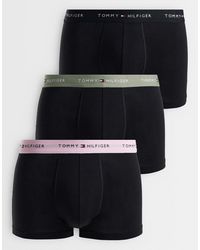 Tommy Hilfiger - Signature Cotton 3 Pack Trunks - Lyst