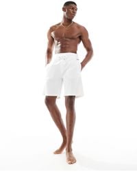 BOSS - Boss bodywear – shorts aus strukturiertem jersey - Lyst