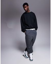 ASOS - Premium Heavyweight Boxy Extreme Oversized Sweatshirt With Elasticated Cuffs And Hem - Lyst