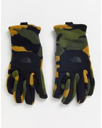 The North Face Denali - Guanti touchscreen mimetici kaki - Verde