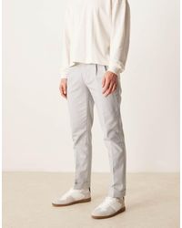 ASOS - Chino Eleganti Slim Chiaro - Lyst