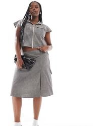 Collusion - Plus Wrap Midi Skirt Co Ord - Lyst