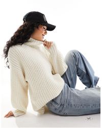 Vero Moda - High Neck Long Sleeve Knitted Jumper - Lyst