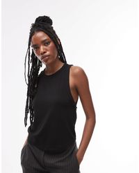 TOPSHOP - Soft Loose Tank Top - Lyst