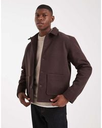 ASOS - Wool Look Harrington Jacket - Lyst