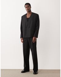 ASOS - Wide Suit Trousers - Lyst