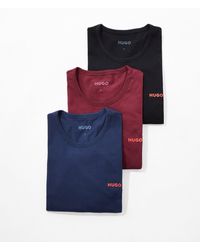 BOSS - Hugo – bodywear – 3er-pack t-shirt - Lyst