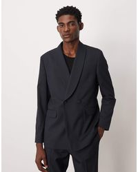 ASOS - Normaal Colbert Met Overslag En Krijtstreep - Lyst