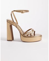 ASOS - Nancy Strappy Platform High Heeled Sandals - Lyst