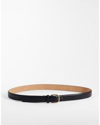 Mango - Faux Leather Belt - Lyst