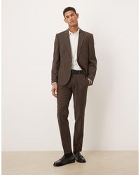 ASOS - Washable Wool Skinny Suit Trousers - Lyst
