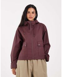 ONLY - Hooded Rain Jacket - Lyst