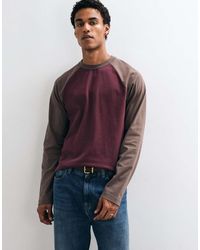 ASOS - Boxy Relaxed Long Sleeve Raglan T-Shirt - Lyst
