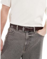 Jack & Jones - Leather Belt - Lyst