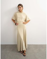 TOPSHOP - Jersey Dropped Waist Maxi Dress - Lyst