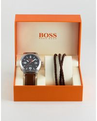 hugo boss watch gift set for him