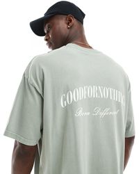 Good For Nothing - T-shirt oversize à logo - ardoise - Lyst