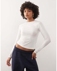 Weekday - Super Soft Slim Fit Long Sleeve Raglan Top - Lyst