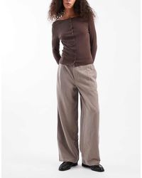 Daisy Street - Wide Leg Tapered Trouser - Lyst