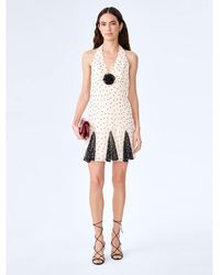 OMNES - Dresses Vivi Chiffon Mini Dress With Rosette - Lyst