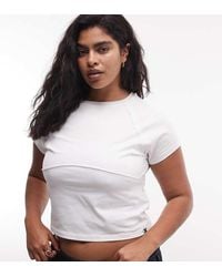 Collusion - Plus Exposed Seam Raglan T-shirt - Lyst