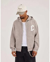 CERNUCCI - C Knitted Zip Through Hoodie - Lyst