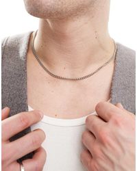 ASOS - Collana A Catenina Testurizzata Effetto Corda - Lyst
