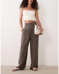 Miss Selfridge - Tailored Wide Leg Pants - Lyst