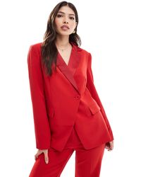 ASOS - Nipped Waist Tux Blazer Co-ord - Lyst