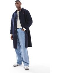 Tommy Hilfiger - – langer wollmantel - Lyst