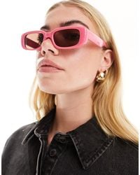 ASOS - Chunky Mid Square Sunglasses - Lyst