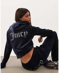 Juicy Couture - Madison Logo Zip-up Hoodie - Lyst