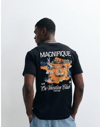 On Vacation Club - France Postcard Back Print T-Shirt - Lyst