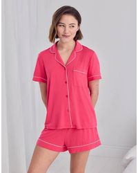 Chelsea Peers - Modal Short Button Up Pyjama Set - Lyst