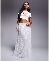 ASOS - Full Lace Godet Maxi Skirt - Lyst