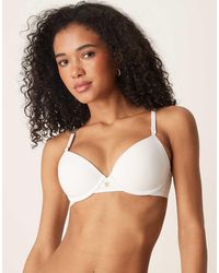 Boux Avenue - Ultra Light Microfibre Plunge T-Shirt Bra - Lyst