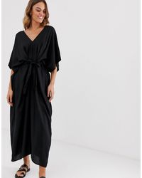 belted kaftan dress monki