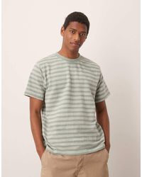 SELECTED - Seersucker T-shirt - Lyst