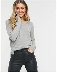 Denham Jdy Long Sleeve Knitted Sweater - Grey
