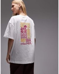 Columbia - Rolling Bend Graphic Oversized T-shirt - Lyst