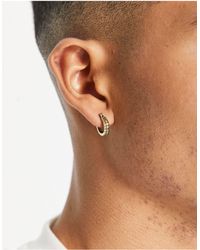 Metallic Classics 77 Sodalite Earring Set in Silver Mens Jewellery Earrings and ear cuffs for Men 