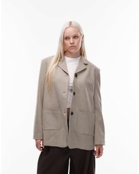 ASOS - Tailored High Break Point Oversized Jacket - Lyst