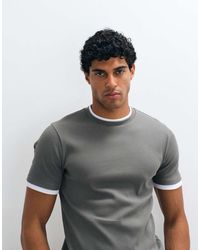 ASOS - Slim Fit T-shirt With Double Layer - Lyst